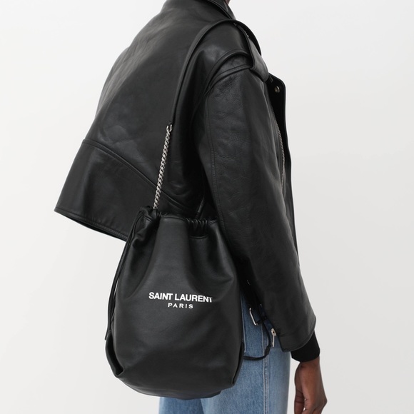 YSL Red Lambskin Teddy Medium Bag - Picture 7 of 7